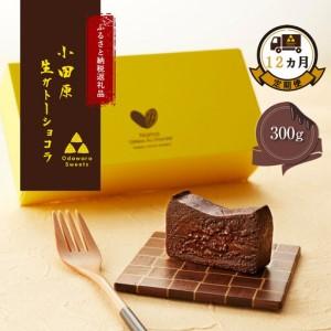 ふるさと納税 【定期便12ヶ月】極上の口溶け。幸せの生ガトーショコラ 300g【ガトーショコラ スイーツ】 神奈川県小田原市