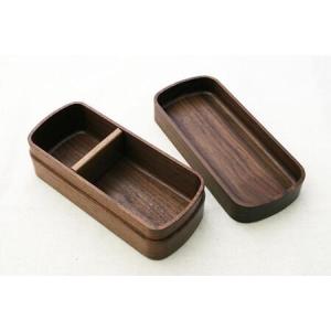 ふるさと納税 ◇銘木弁当箱 ウォルナット ナノ...の詳細画像1