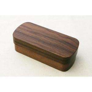 ふるさと納税 ◇銘木弁当箱 ウォルナット ナノコート 弁当包みセット【コトリ】【TN164】 和歌山県海南市