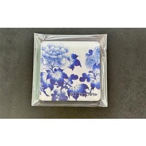 ふるさと納税 須恵町 ノベルティグッズ 須恵焼き(牡丹) マグネット 福岡県須恵町