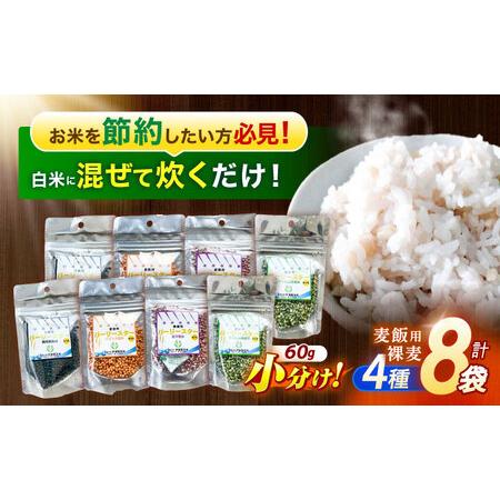 ふるさと納税 【風味付した裸麦】 麦飯用バーリースター 60g×8個 / 麦 むぎ はだか麦 雑穀 ...