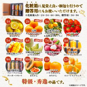 ふるさと納税 南国宮崎のフルーツ12ヶ月定期便...の詳細画像1