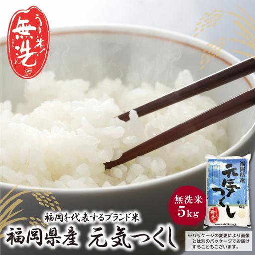 ふるさと納税 Z17-21 令和7年産 無洗米 元気つくし5kg 福岡県福智町
