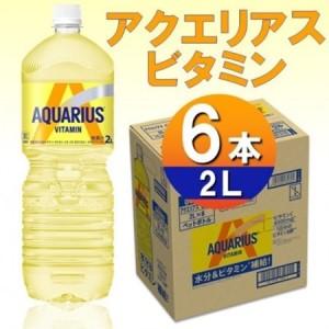 ふるさと納税 アクエリアスビタミン2.0LPET×6本_飲料・ドリンク ジュース _【1531256】 富山県砺波市