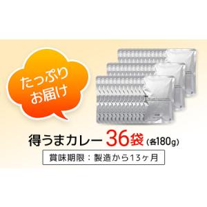 ふるさと納税 得うまカレー(レトルト)180g...の詳細画像2
