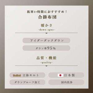 ふるさと納税 最高級羽毛布団 アイダーダックダ...の詳細画像1
