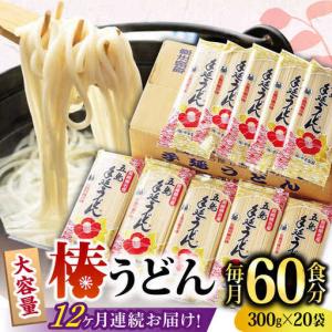 ふるさと納税 【全12回定期便】椿うどん300g×20袋 五島うどん 保存食 業務用[RAO024] うどん 五島うどん 麺 うどん 五島うどん 麺 うど.. 長崎県新上五島町