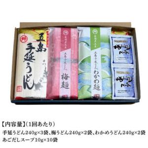 ふるさと納税 【全12回定期便】五島うどん 梅...の詳細画像3