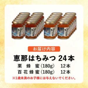 ふるさと納税 恵那蜂蜜 24本セット (百花蜂...の詳細画像1