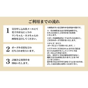 ふるさと納税 リアルサイズモニュメント(ワンニ...の詳細画像3