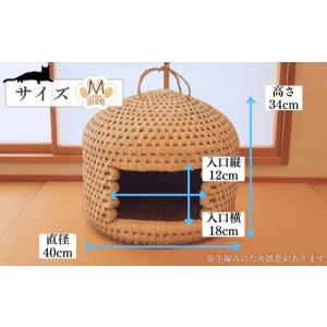 ふるさと納税 【藁から手作り】手作り猫ちぐら(...の詳細画像1