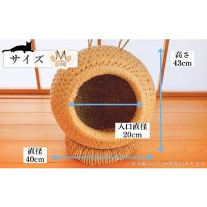 ふるさと納税 【藁から手作り】手作り猫ちぐら(...の詳細画像1