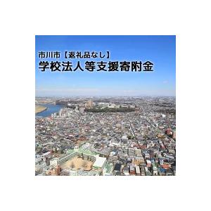 ふるさと納税 【お礼の品はございません】市川市学校法人等支援寄附金　【12203-0261】使い道は「17.【お礼の品はございません】市川市学校法人.. 千葉県市川市