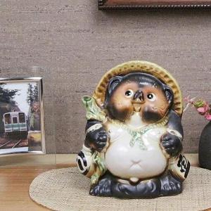 ふるさと納税 信楽焼 5号福々狸（オス） 置物 滋賀県
