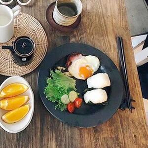 ふるさと納税 信楽焼 陶(黒)パスタ皿 ワンプ...の詳細画像1