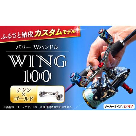 ふるさと納税 LIVRE リブレ ふるさと納税カスタム WING100（シマノS2タイプ）チタン×ゴ...