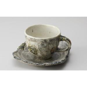 ふるさと納税 【 コーヒーカップ ソーサー付 ×各1枚 】 陶芸工房 季仙窯 ［ 陶芸 手びねり 手づくり 鉢 皿 料理 作品 岩手 陸前高田 ］.. 岩手県陸前高田市