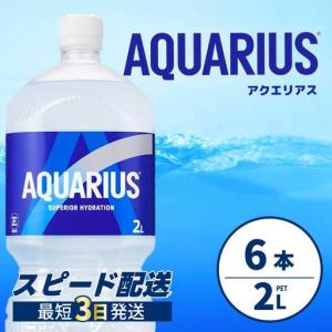 ふるさと納税 アクエリアス PET 2L×6本 最短3日で発送 スポーツドリンク スポーツ飲料 清涼飲料水 水分補給 ペットボトル 箱買い まとめ買.. 広島県三原市