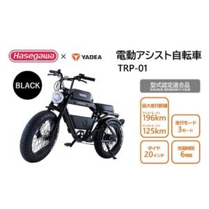 ふるさと納税 電動アシスト自転車 TRP-01 ブラック 電動 自転車 バイク 移動 アシスト 油圧ディスク 液晶 500W 前後サスペンション （900-1） 兵庫県西脇市