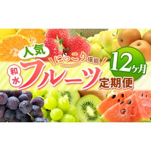 ふるさと納税 【 定期便 12回 】 ニッコリ 堪能 ！ 人気 フルーツ ご家庭用 ｜2回 3回 4回 5回 6回 7回 8回 9回 10回 11回 12回 4回（3カ月毎） .. 熊本県和水町｜ふるなび(ふるさと納税)