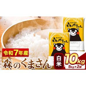ふるさと納税 【精米】令和7年産 白米 森のくまさん 10kg 精米 熊本県御船町