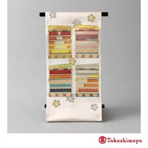 ふるさと納税 【龍村美術織物】龍村錦帯 袋帯 威毛錦《白》【高島屋選定品】 京都府京都市