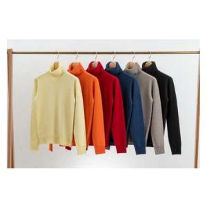 ふるさと納税 カシミヤ タートル ニット度詰 カシミヤ(L.イエロー )男性用サイズ:S(40)≪白田のカシミヤ≫ 宮城県加美町