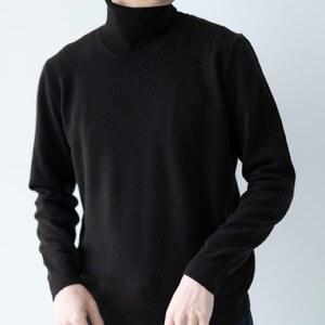 ふるさと納税 カシミヤ タートル ニット度詰 カシミヤ(コゲチャ )男性用サイズ:M(42)≪白田のカシミヤ≫ 宮城県加美町