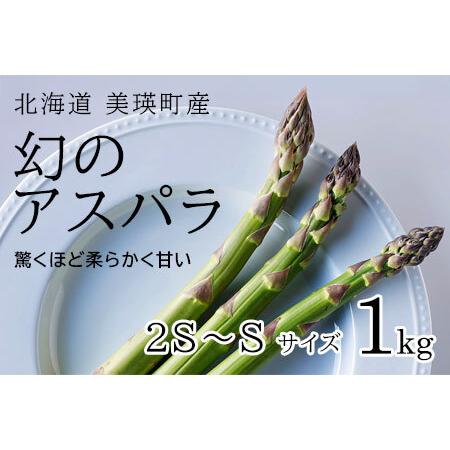 ふるさと納税 幻のアスパラガス 2S〜Sサイズ 1kg 【令和8年産先行予約】北海道 美瑛町 本山農...
