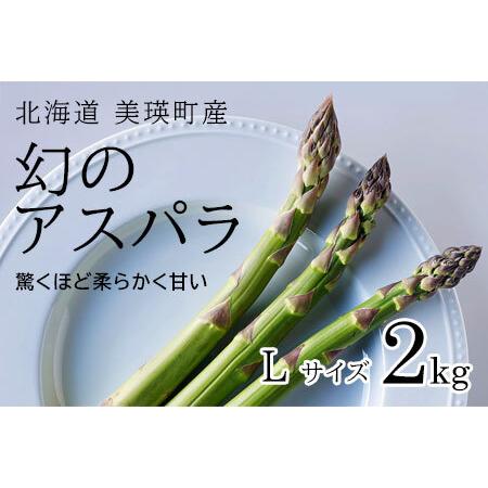 ふるさと納税 幻のアスパラガス Lサイズ 2kg【令和8年産先行予約】北海道 美瑛町 本山農場 ラス...