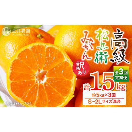 ふるさと納税 ZS69006_松兵衛みかんご家庭用定期便【3回定期便】 和歌山県湯浅町