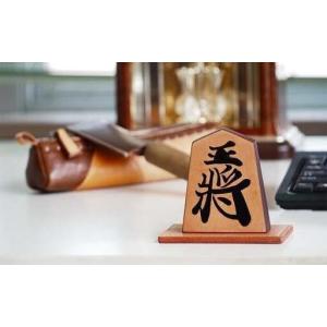 ふるさと納税 牛革製 将棋飾り駒 大 書き駒(...の詳細画像1