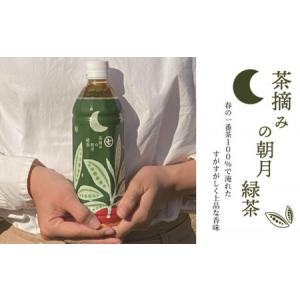 ふるさと納税 お茶 ペットボトル 500ml 24本  ( 緑茶 一番茶 静岡茶 茶葉 人気 箱 朝摘み 朝月 常備 保存 備蓄 防災 まとめ買い 丸七製茶 ななや.. 静岡県藤枝市