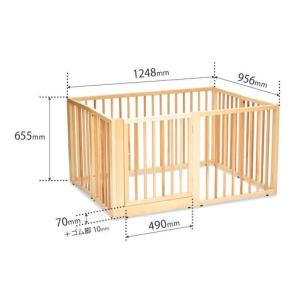 ふるさと納税 「木製ワンタッチペットサークル(...の詳細画像4