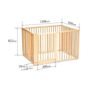ふるさと納税 「木製ワンタッチペットサークル(...の詳細画像4