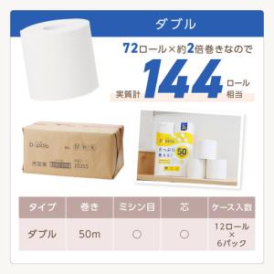 ふるさと納税 トイレットペーパー 72ロール ...の詳細画像1