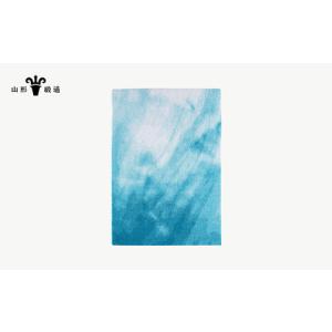 ふるさと納税 【山形緞通】TOCHI - Blue (S) [絨毯 じゅうたん ラグ カーペット oc-lmtcs-blue] 山形県山辺町