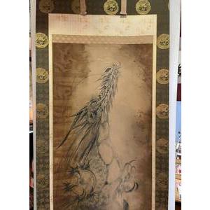 ふるさと納税 掛け軸 現代水墨画家 絵師白道 ...の詳細画像1