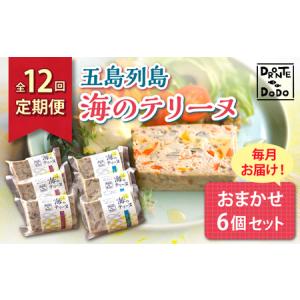 ふるさと納税 【全12回定期便】五島列島 海のテリーヌおまかせ6個セット[RBY006] テリーヌ 鮮魚 定期便 テリーヌ 鮮魚 定期便 テリーヌ 鮮魚.. 長崎県新上五島町