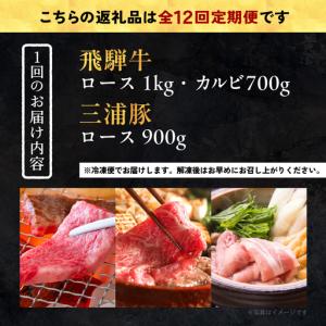 ふるさと納税 【12回定期便】 飛騨牛ロース1...の詳細画像2