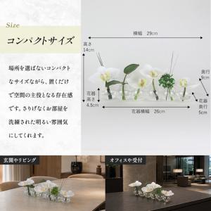 ふるさと納税 胡蝶蘭 造花 アートフラワー 白...の詳細画像1