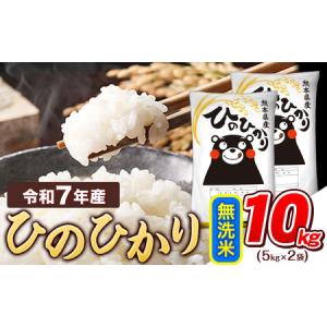 ふるさと納税 無洗米令和7年産 ひのひかり 10kg 《7-14日以内に出荷予定(土日祝除く)》 熊本県津奈木町