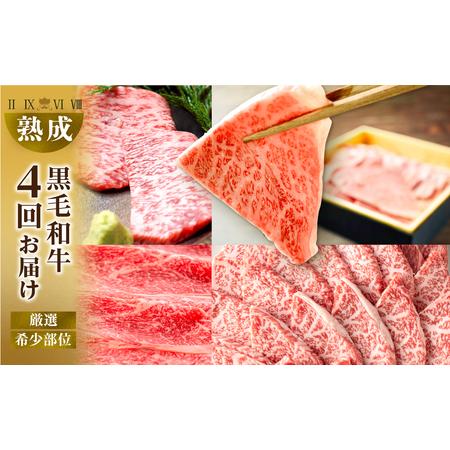 ふるさと納税 黒毛和牛 みかわ牛 希少部位 全4回 定期便 愛知県豊橋市