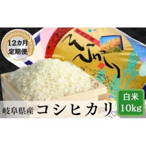 ふるさと納税 ≪令和7年産≫【12か月定期便】岐阜コシヒカリ10kg 岐阜県垂井町