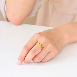 ふるさと納税 K24(THG) 矢絣模様リング...の詳細画像4