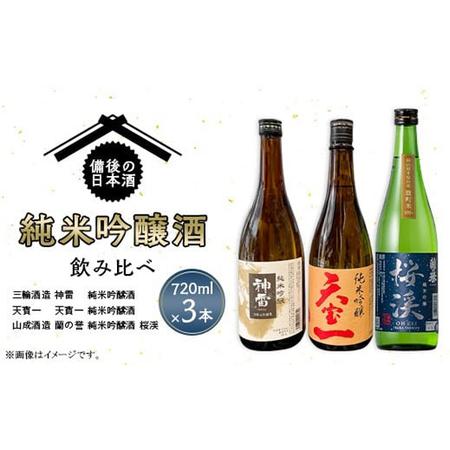 ふるさと納税 【びんご圏域連携】備後の日本酒『純米吟醸酒』飲み比べセット No.1038 広島県府中...
