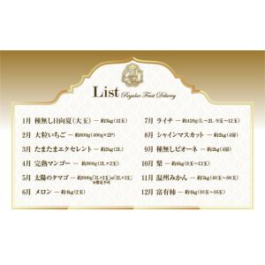 ふるさと納税 【12回】フルーツ定期便 旬のフ...の詳細画像2