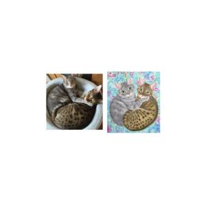ふるさと納税 猫作家福嶋吾然有が描く、猫のフル...の詳細画像3