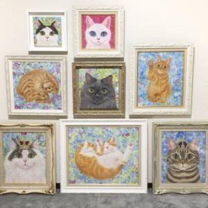 ふるさと納税 猫作家福嶋吾然有が描く、猫のセミ...の詳細画像4