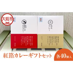 ふるさと納税 紅箔カレーギフトセット　各40個入 レトルト_OS065-0005 大阪府大阪市
